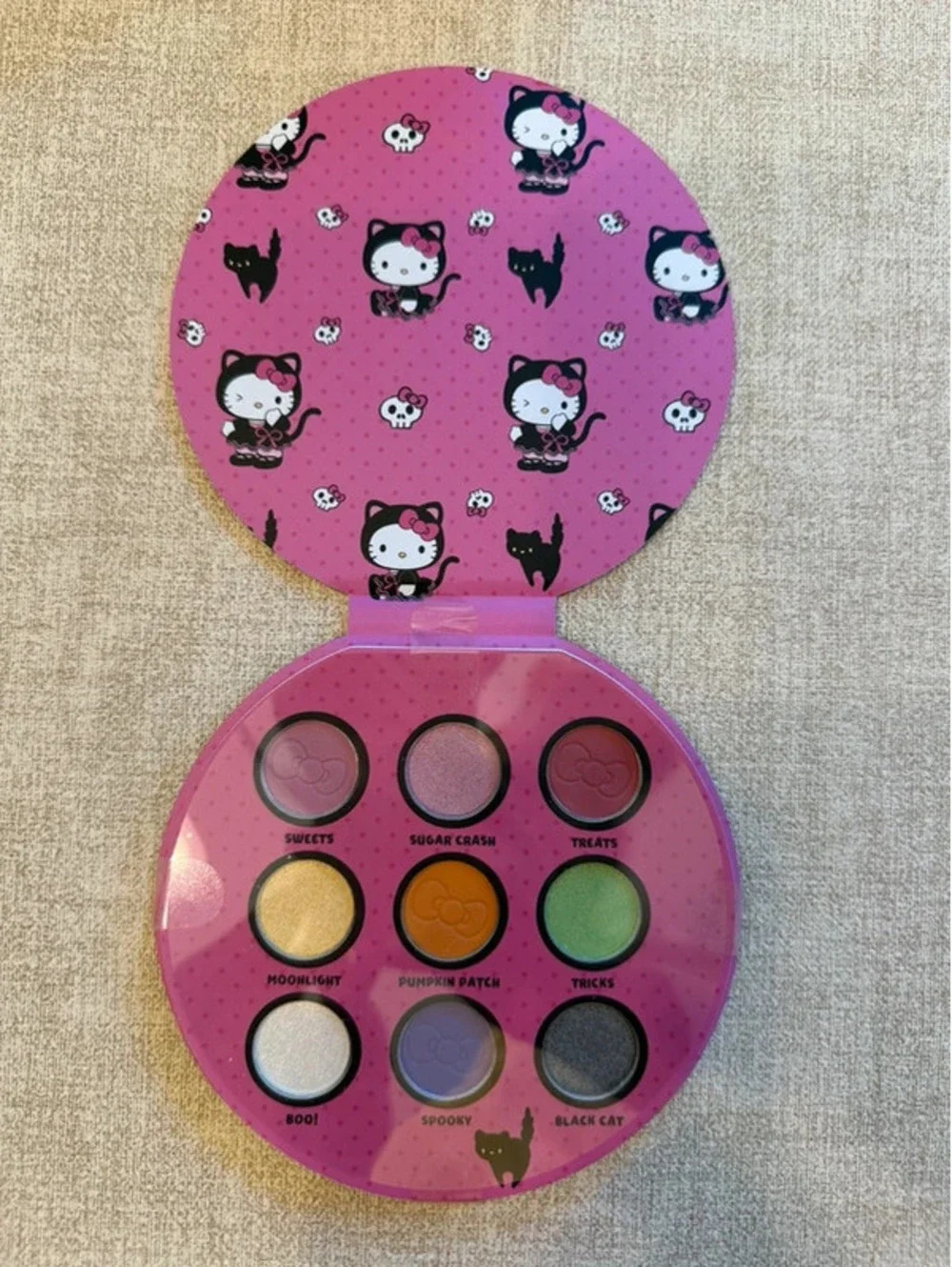 Hello Kitty Halloween Themed Eyeshadow Palette by Taste Beauty